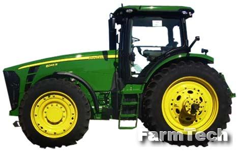 Трактор с регулируемой колеёй John Deere 8245R