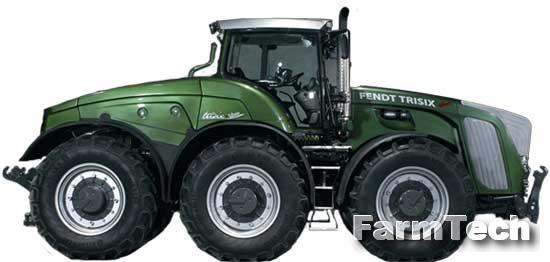 Трактор трехосный Fendt Trisix Vario