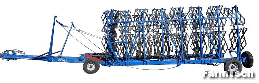 Сцепка бороновальная гидрофицированная «Дибор» (двухрядная) СБГ Дибор СБГ-22-2