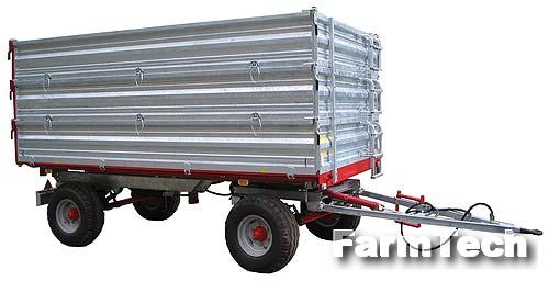 Прицеп сельскохозяйственный двухосный с трехсторонним опрокидыванием BMS T-169