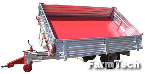 Прицеп сельскохозяйственный одноосный с трехсторонним опрокидыванием BMS T-117