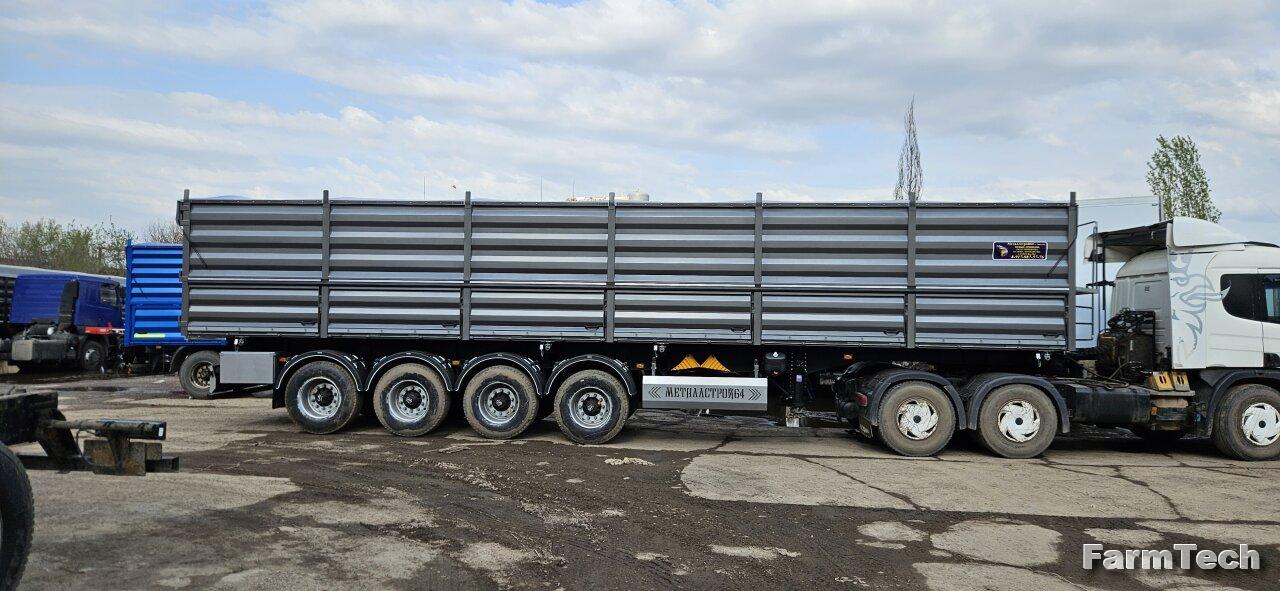Полуприцеп зерновоз четырехосный самосвал ООО "Металлстрой64" КZA-4-1