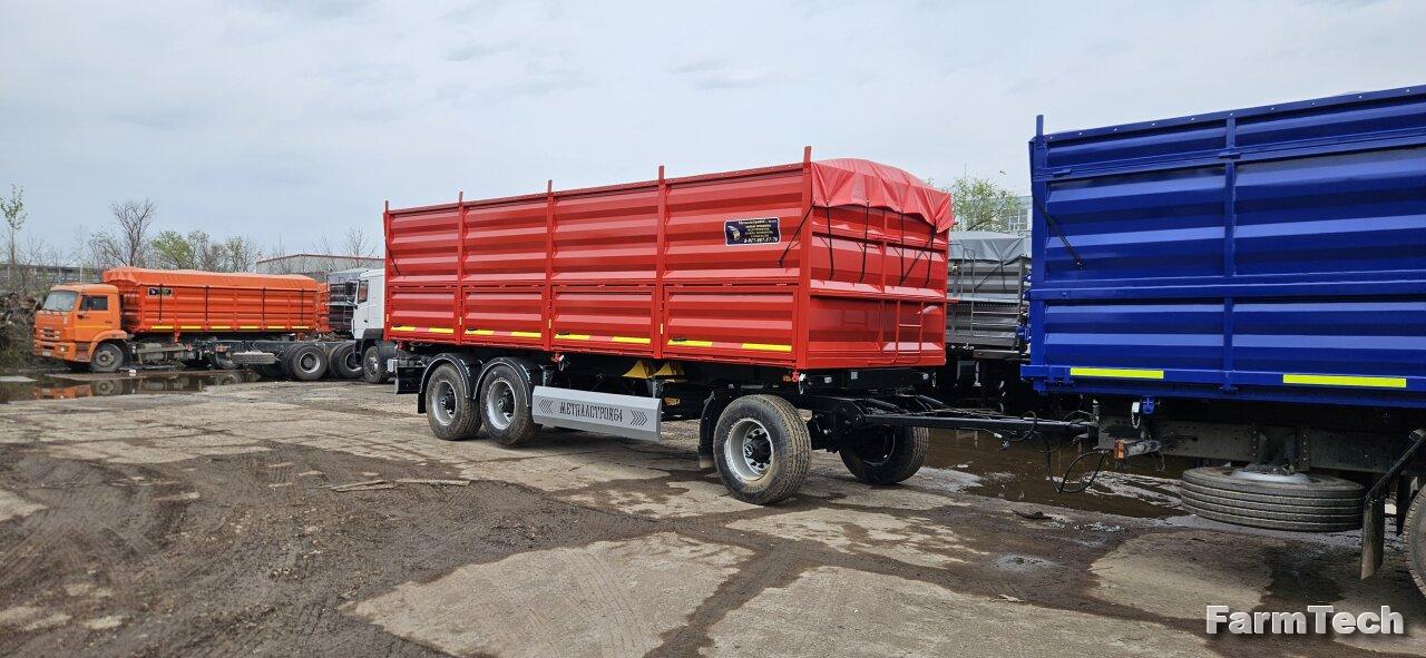 Прицеп трехосный самосвал Металлстрой64 КZP-3-1