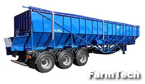 Полуприцеп с донным транспортёром Тонар-95235