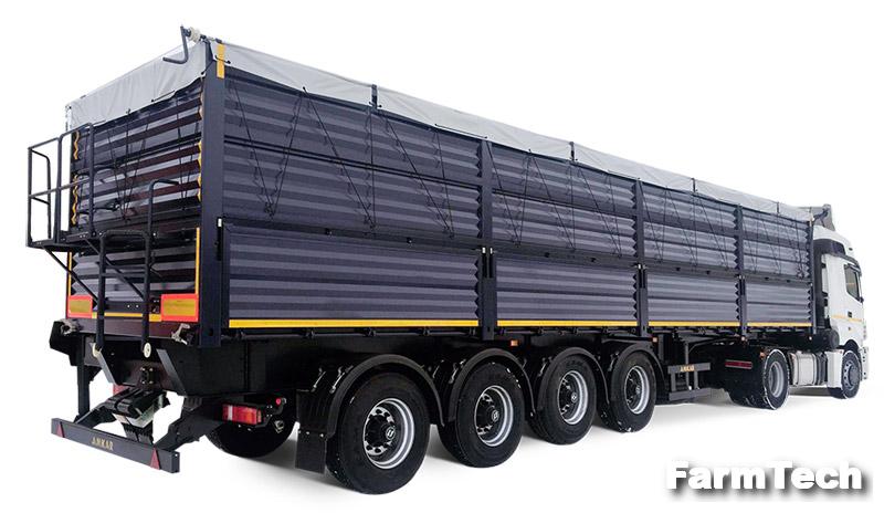 Полуприцеп бортовой зерновоз AMKAR 9406-20S