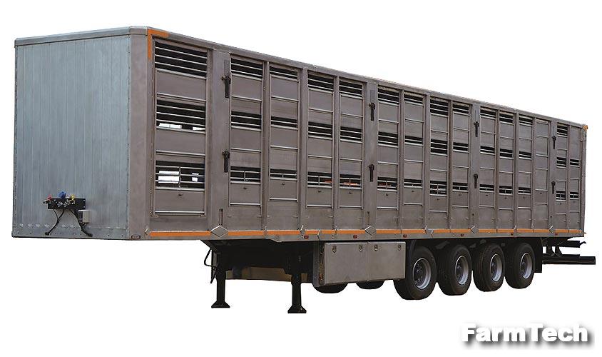 Полуприцеп для перевозки свиней в 3 яруса Тонар-98271