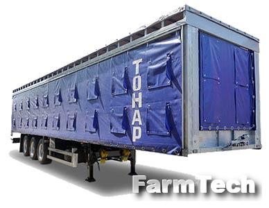 Полуприцеп-птицевоз с подъемной гидравлической крышей Тонар-97461