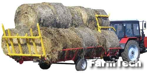 Прицеп тюковоз самозагрузочный Завод Кобзаренка ПТ-10