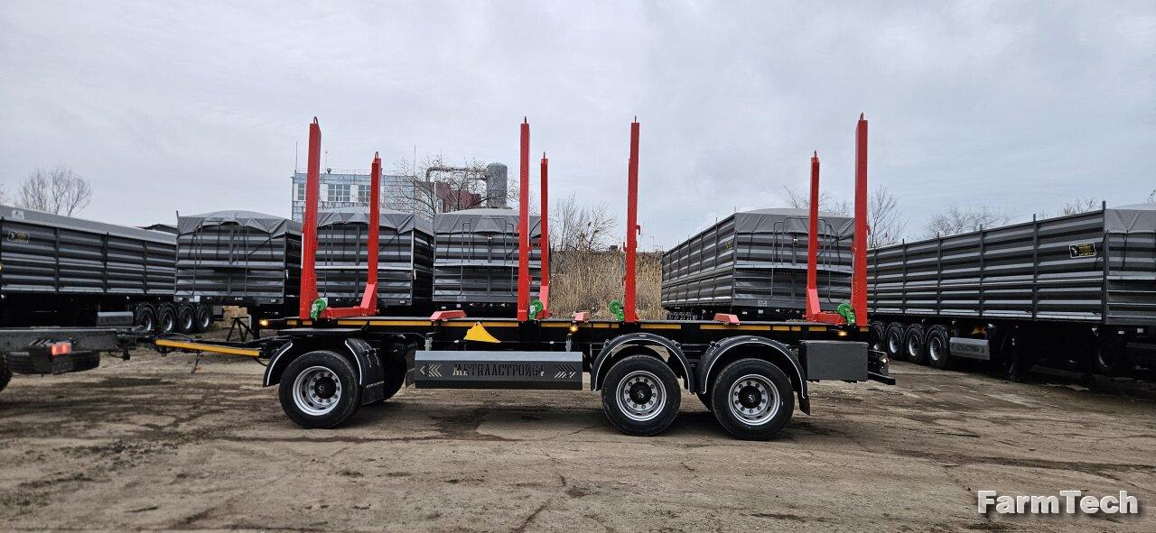 Прицеп трехосный сортиментовоз Металлстрой64 KZP-3-2