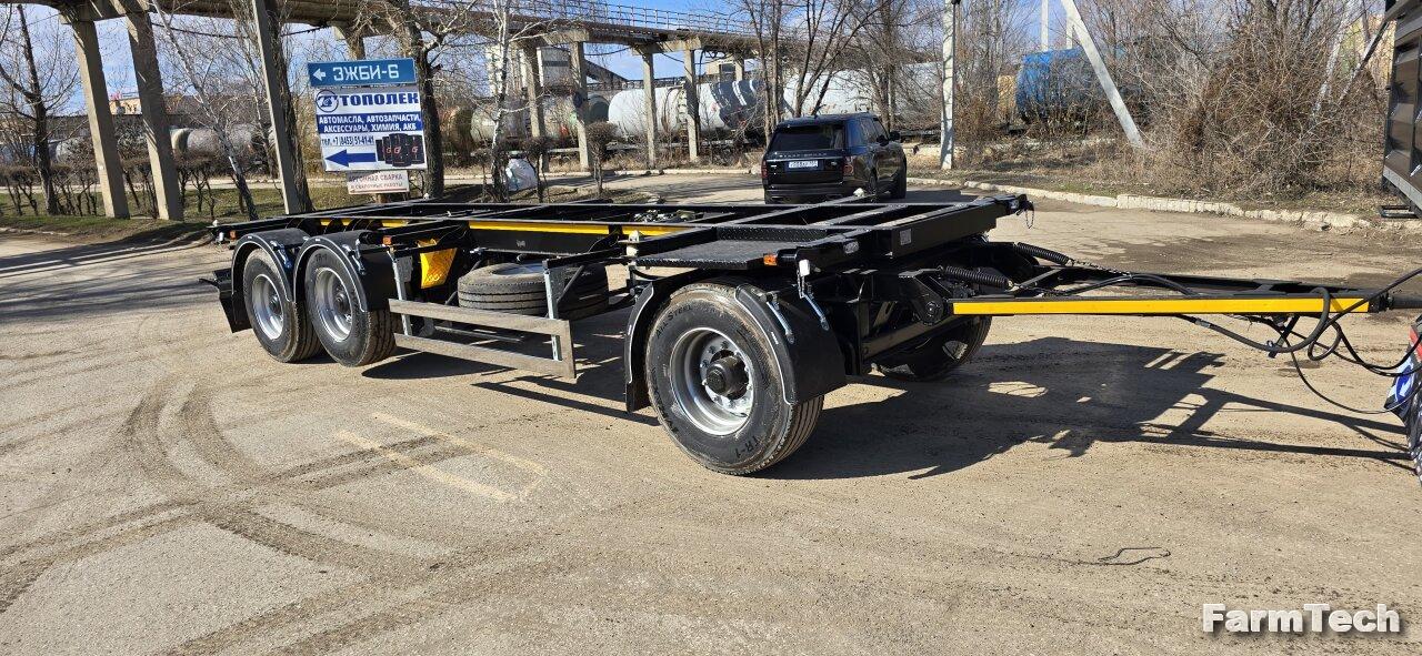 Прицеп трехосный контейнеровоз Металлстрой64 КZP-3-3