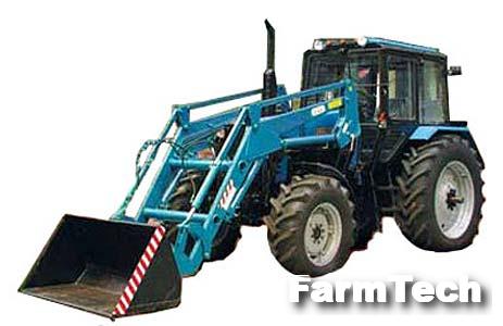 Погрузчик на базе трактора ЕлАЗ Беларус-1221 Елазовец