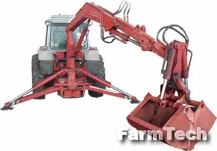 Погрузчик-экскаватор грейферный Коломыясельмаш ПГБ-1.0