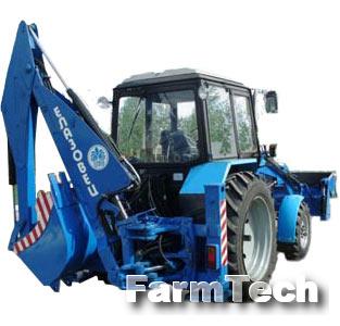 Экскаватор-погрузчик со смещаемой осью копания ЕлАЗ ЭП-2630Е