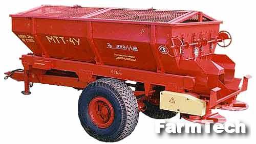 Машина для внесения твердых минеральных удобрений БобруйскАгроМаш МТТ-4У