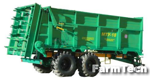 Машина для внесения твердых органических удобрений БобруйскАгроМаш МТУ-20