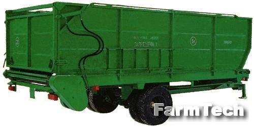 Полуприцеп разбрасыватель опилок Тамбовполимермаш Буран ПРО-12