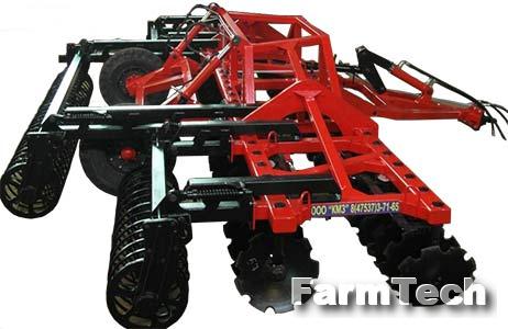 Борона дисковая 2-х рядная КМЗ БДМК 7х2 ПС ШК