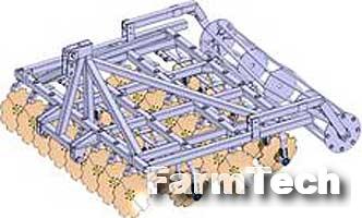 Борона дисковая Агромаш БДН 3х4