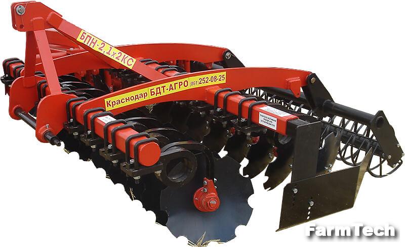 Борона дисковая на пружинной стойке БДТ-Агро Барс БДМ 9х3 ПС