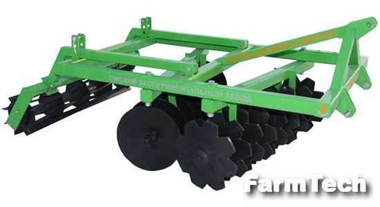 Борона дисковая навесная Омский Экспериментальный Завод БДН-1,5