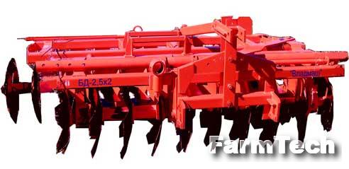 Борона дисковая навесная Эколанмаш БСД 2,5х2