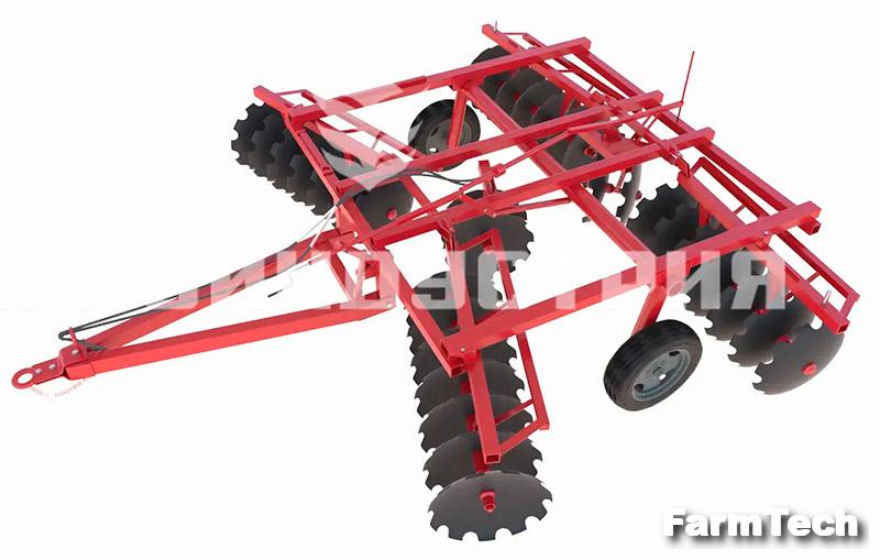 Борона дисковая тяжелая АГРОИНДУСТРИЯ БДТ-3,8