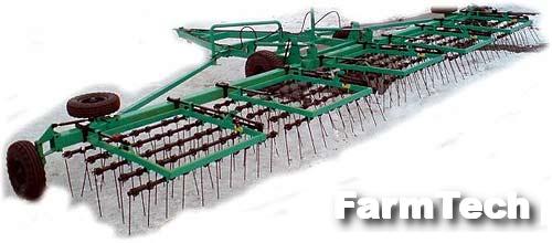 Борона зубовая пружинная тяжелая Агромаш БЗП-15Т