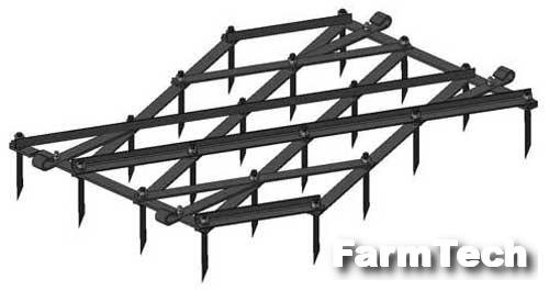 Борона зубовая тяжелая скоростная Корммаш БЗТС-1,0