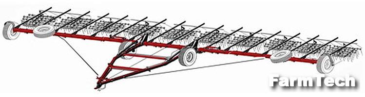 Борона зубовая широкозахватная гидрофицированная ГКЗ БПШ-21