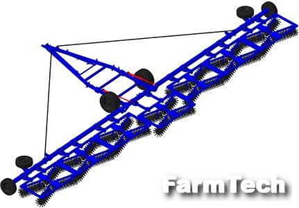 Борона игольчатая гидрофицированная СибзаводАгро Деметра БИГ-21