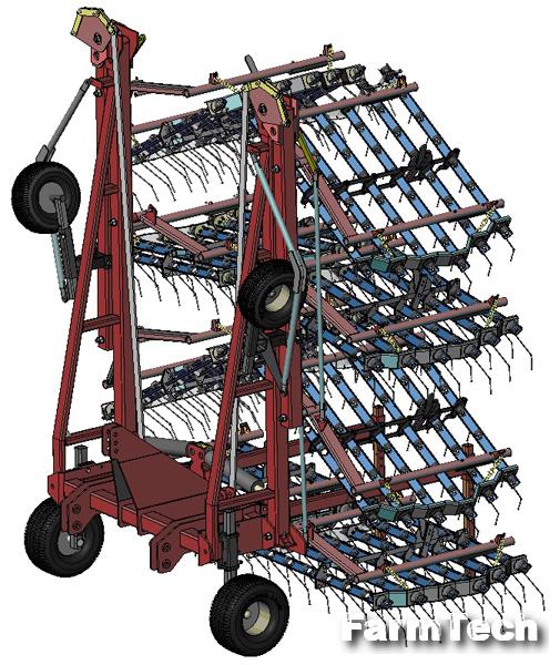Борона пружинная Кубаньжелдормаш Ламбада 12