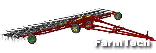 Борона пружинная прицепная Новопокровскферммаш БПП-15