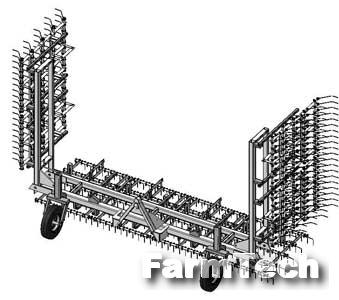 Борона пружинная Южный ветер БПП-20
