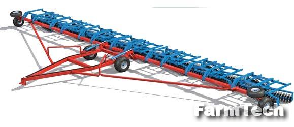 Борона ротационная (мотыга) прицепная с копирующими секциями Агристо Супер РБА - 21