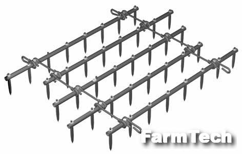 Борона с гибким креплением зубовых брусьев Farm King