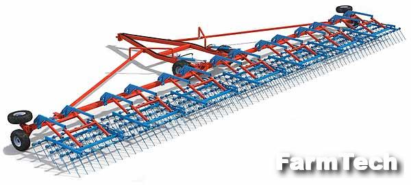 Борона тяжелая зубовая пружинная Агристо ТПБ-27