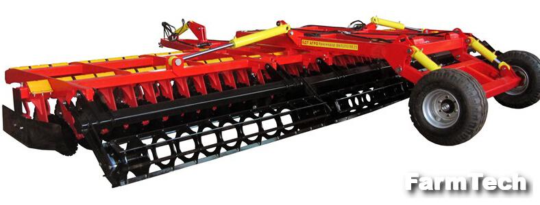 Бороны дисковая легкая на стойках с эластомерами БДТ-Агро Барсук БДМ 5,6х2 ВЛС