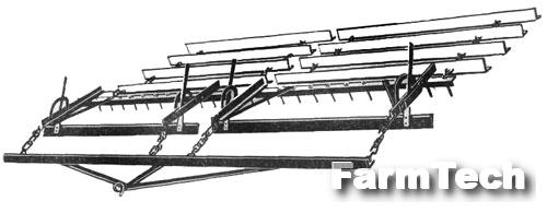 Шлейф борона прицепная Нива ШБ-2,5
