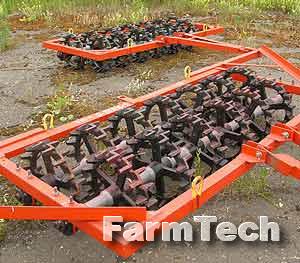 Каток кольчато-шпоровый 3-х секционный (чугунный) Бежецксельмаш 3 ККШ-6