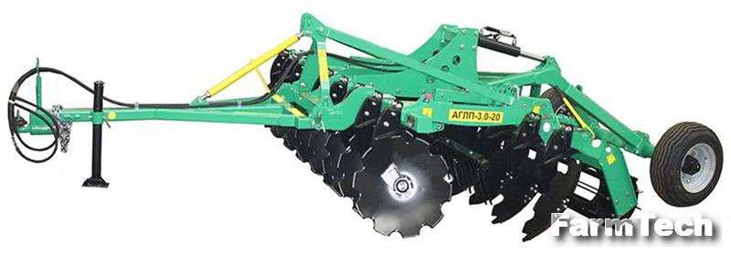 Агрегат дисковый с листовой стойкой полуприцепной Лискисельмаш АГЛП-3,0-20