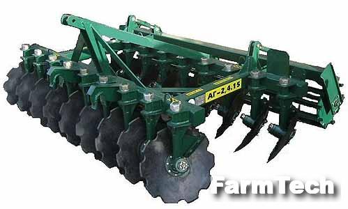 Агрегат почвообрабатывающий дисковый навесной БелоцерковМАЗ АГ-2,7-20