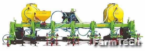 Культиватор для ленточного внесения жидких удобрений и пестицидов Колнаг КЛ 4,2