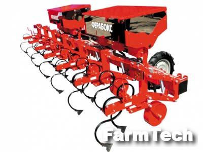 Культиватор для междурядной обработки почвы с одновременным внесением удобрений Ферабокс КМУ-7