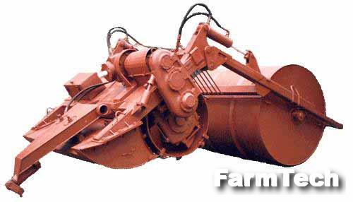 Машина для глубокого фрезерования земель ММЗ МТП-44Б