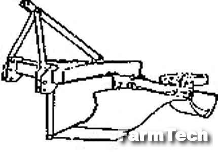 Плуг 2-х отвальный лесной Почвомаш ПЛ-1-1