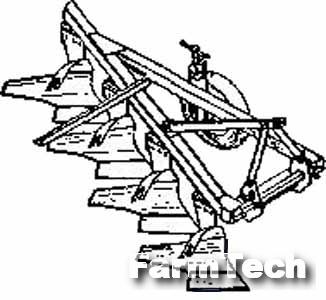 Плуг 2-4-х корпусный навесной Почвомаш ПМ-2(3, 4)-25