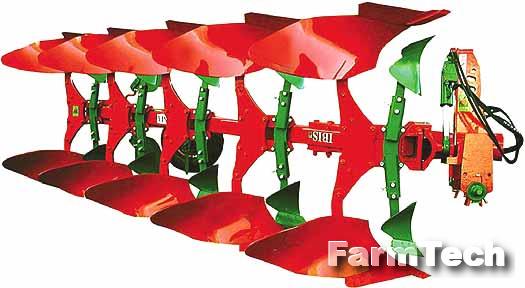 Плуг 2-5-ти корпусной оборотный навесной Unia Ibis XXL Vario 4 Corn