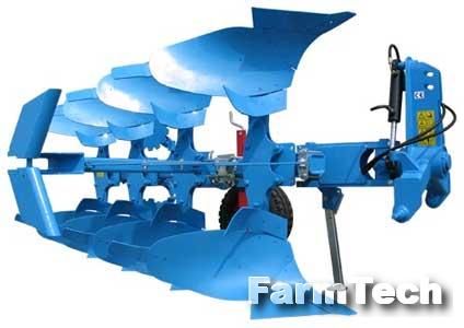 Плуг 2-5-ти корпусный оборотный навесной Sukov LMK PS