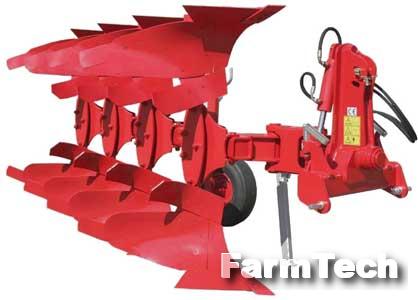 Плуг 2-7-ми корпусной оборотный навесной Sukov Junior Roto