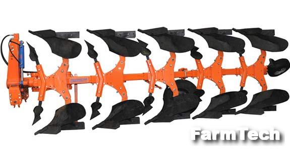 Плуг 3-5-ти корпусной навесной оборотный гладкой вспашки Белагромаш-Сервис ПГВ-5